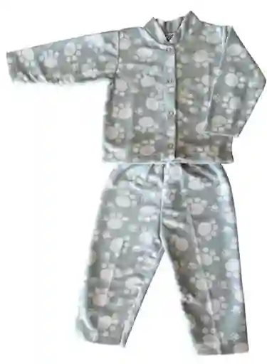 Conjunto Pijama Termica Talla 6 Meses Para Bebe (2 Piezas)