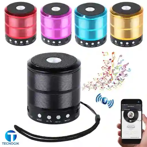 Parlante Portátil Altavoz Bluetooth Ws-887