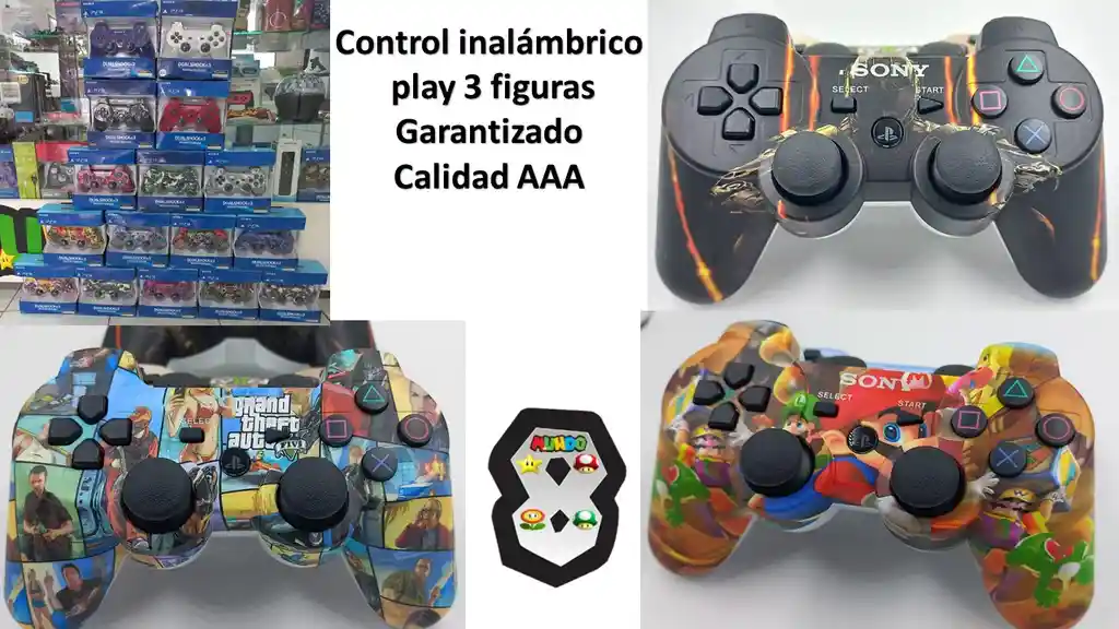 Control Play 3 Figuras Hidrograficas