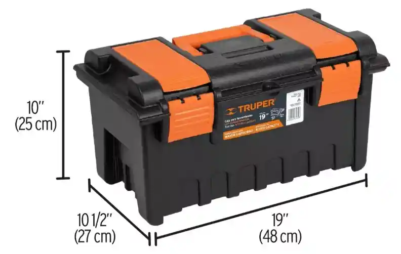 Caja Para Herramienta 19pg Con Compartimientos