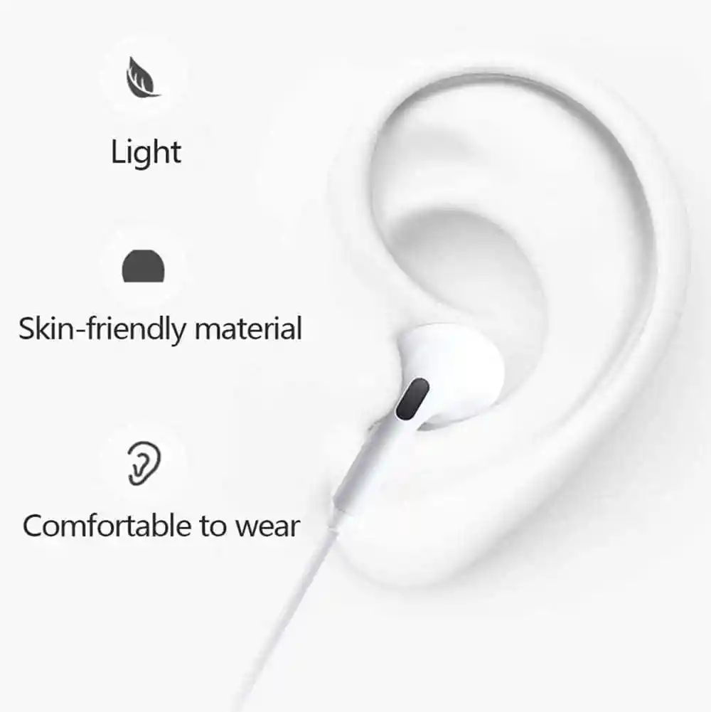Audifonos Alambricos Manos Libres Lightning Apple Earpods Iphone Genérico