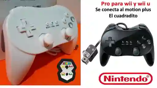 Control Pro Nintendo Wii Y Wii U De Cable