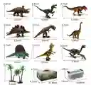 Juego De Dinosaurios Con Tapete Estuche 12 Piezas