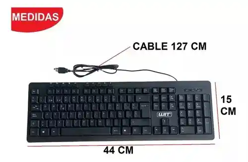 Teclado Multimedia Usb Line Wit Tu-100