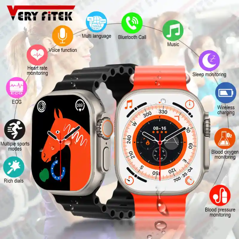 Smartwatch Ultra 8 T800 Reloj Inteligente Gama Alta 2023 + Obsequio Manilla