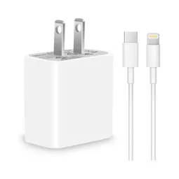 Cargador + Cable Usb Tipo C A Lightning Apple Iphone 20 W
