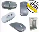 Mouse Inalambrico Plata Recargable