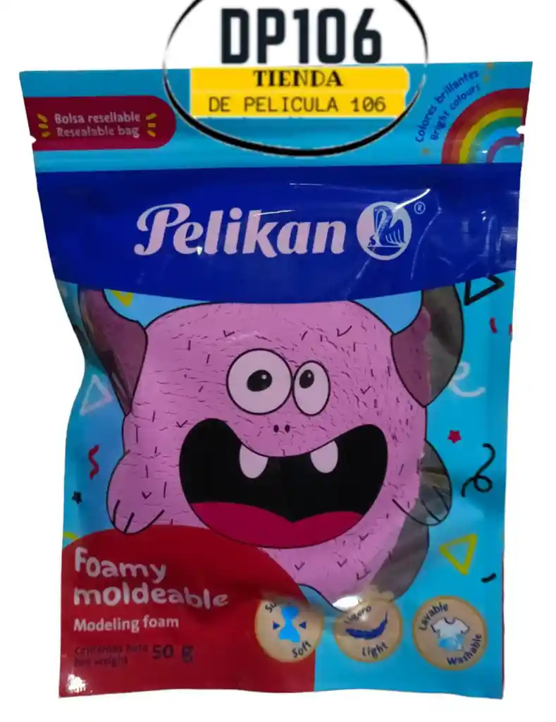 Foamy Moldeable Rosa Pelikan 50 Gr