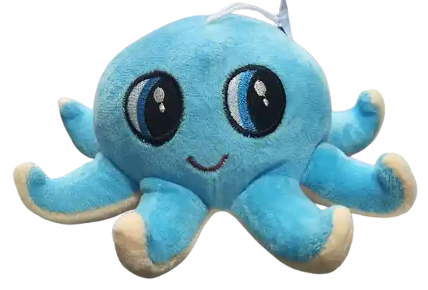 Pulpo Azul Peluche 12cm