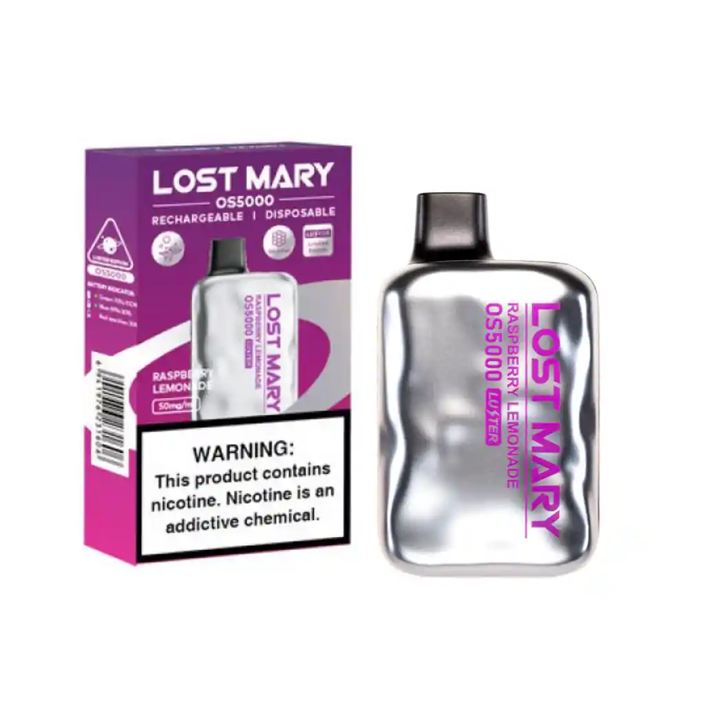 Vape Elfbar Lost Mary Raspberry Lemonade 5000 Puffs