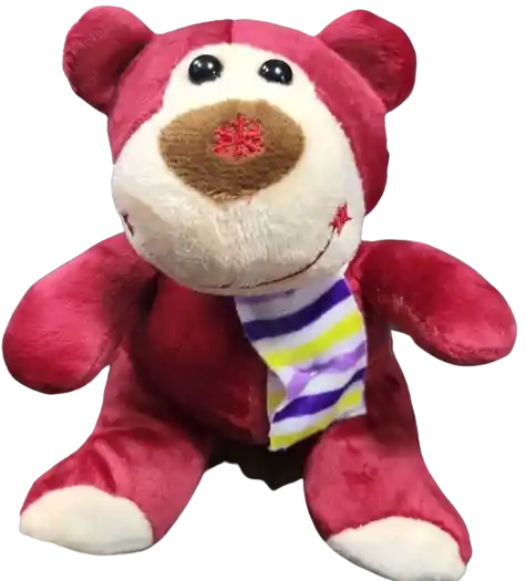 Oso Rojo De Peluche 17cm