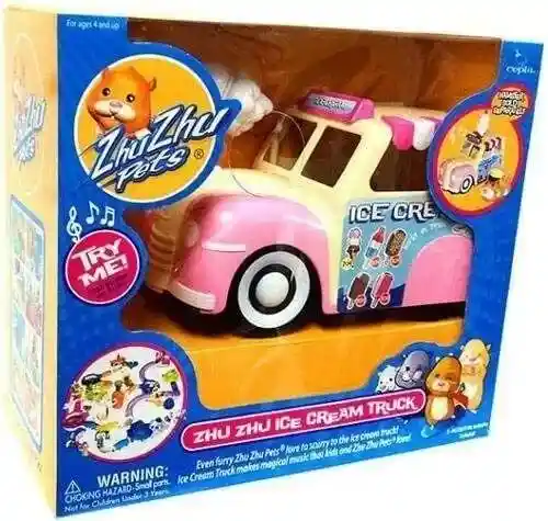 Zhu Zhu Pets Playset Ice Cream Truck (no Incluye Hamster)