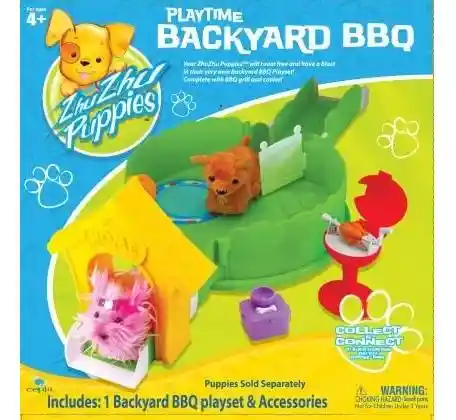 Zhu Zhu Pets Playtime Backyard Bbq (no Incluye Hamster)