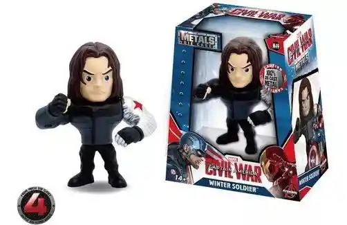 Winter Soldier Figura De Metal 10cm Jada Die Cast