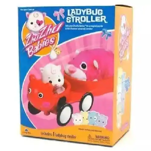 Zhu Zhu Babies Ladybug Stroller (no Incluye Hamnster)