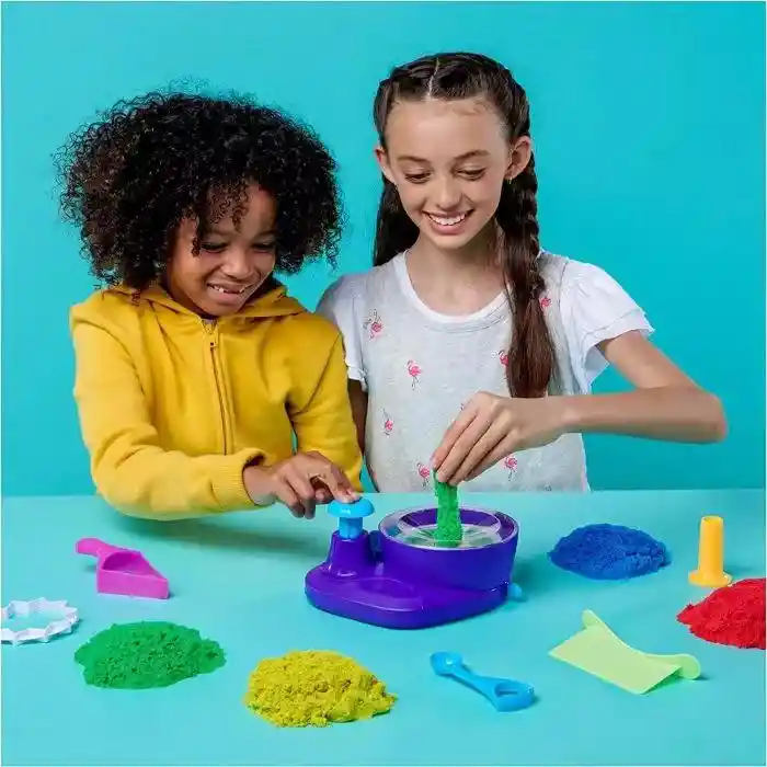 Kinetic Sand Set Gira Y Sorprende