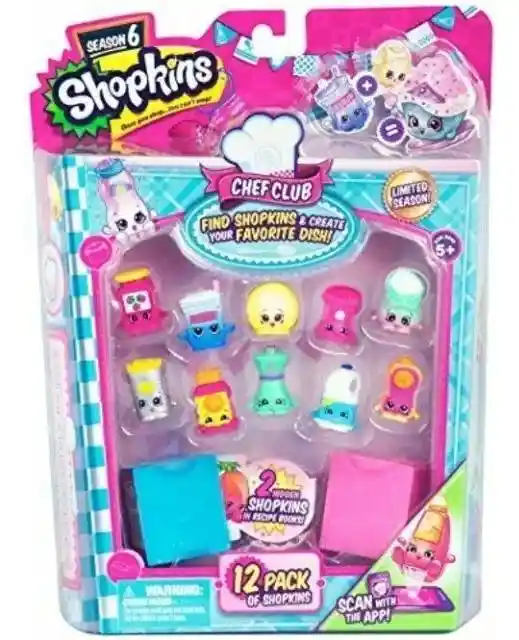 Shopkins Chef Club Serie 6 Paquete X 12