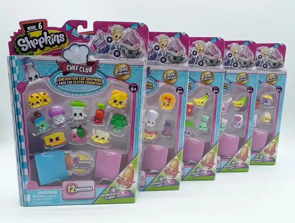 Shopkins Chef Club Serie 6 Paquete X 12