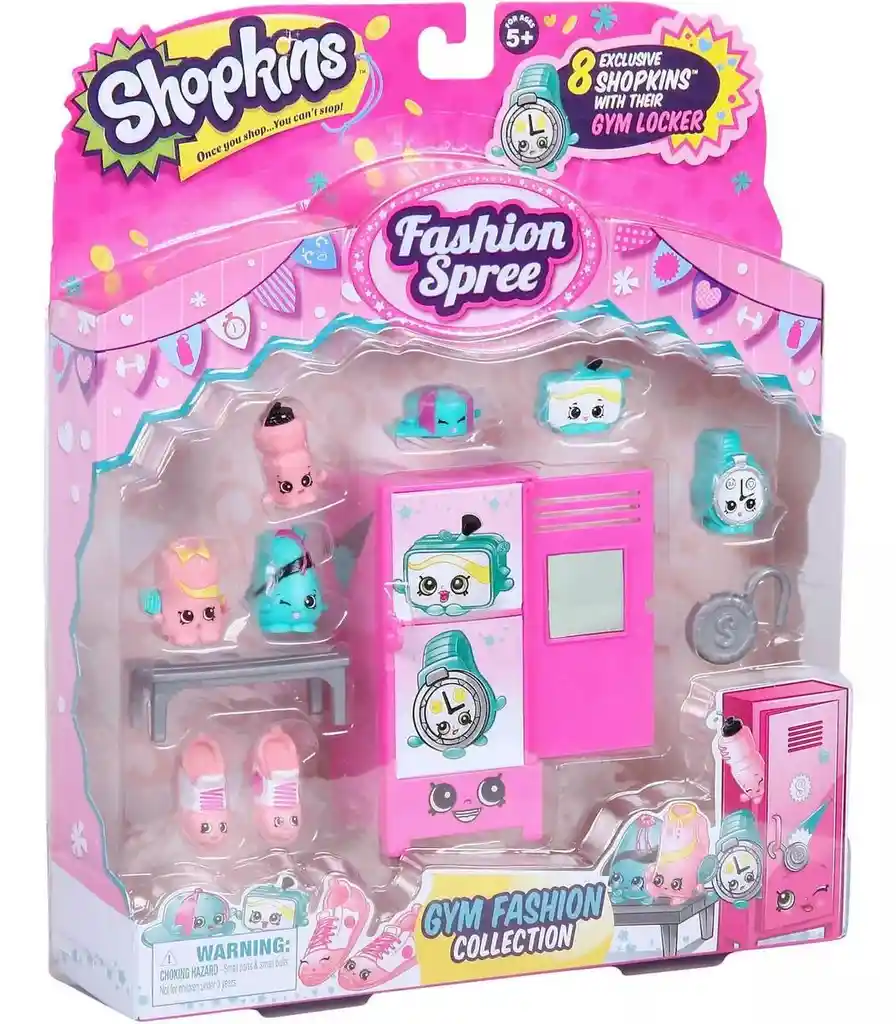 Shopkins Fashion Pack, Gym Fashion Collection