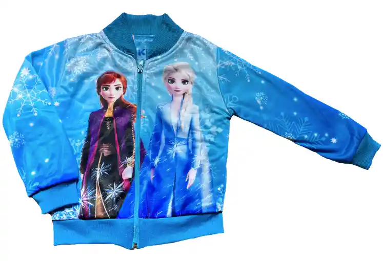 Caqueta Talla 2 Beisbolera Frozen Elsa / Ana