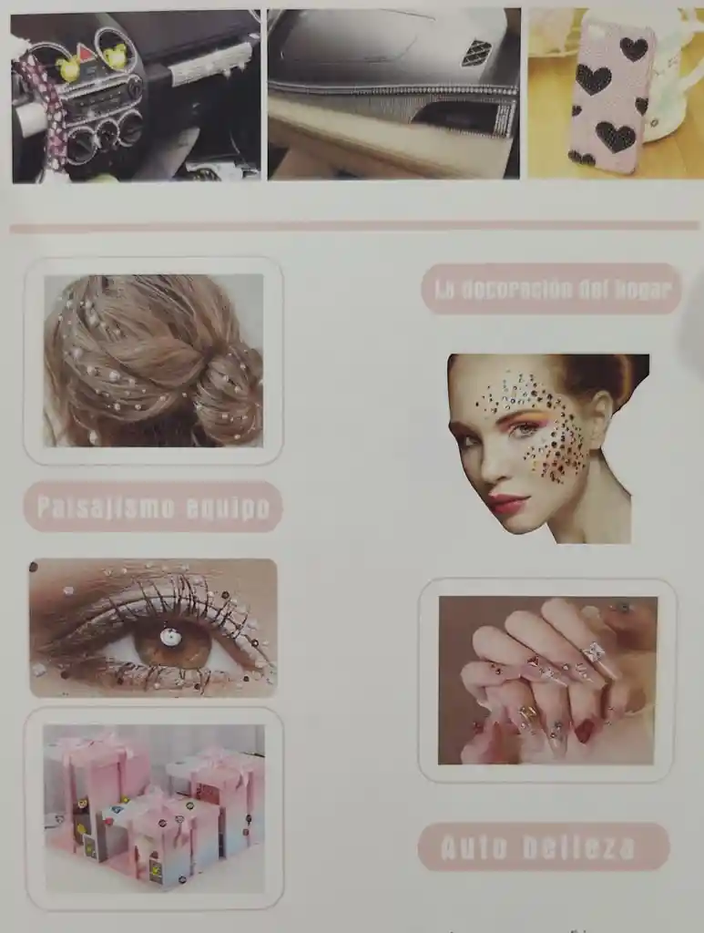 Gemas, Perlas, Sticker - Para Maquillaje Corporal - Uñas - Peinados