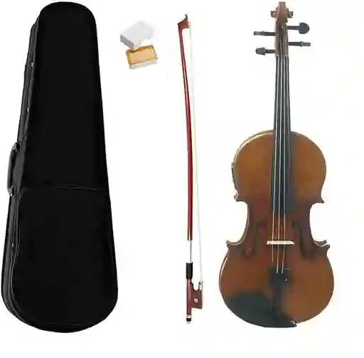 Violin Marca Greko Acabado Mate 4/4 Funcional Incluye Arco Resina O Brea Estuche Maletin Rigido Instrumento Musical