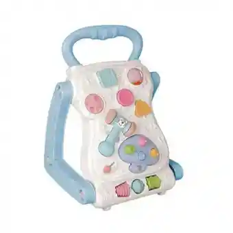 Andadera Musical Y Mesa Didactica Con Actividades Para Bebe Azul 999c