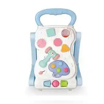 Andadera Musical Y Mesa Didactica Con Actividades Para Bebe Azul 999c