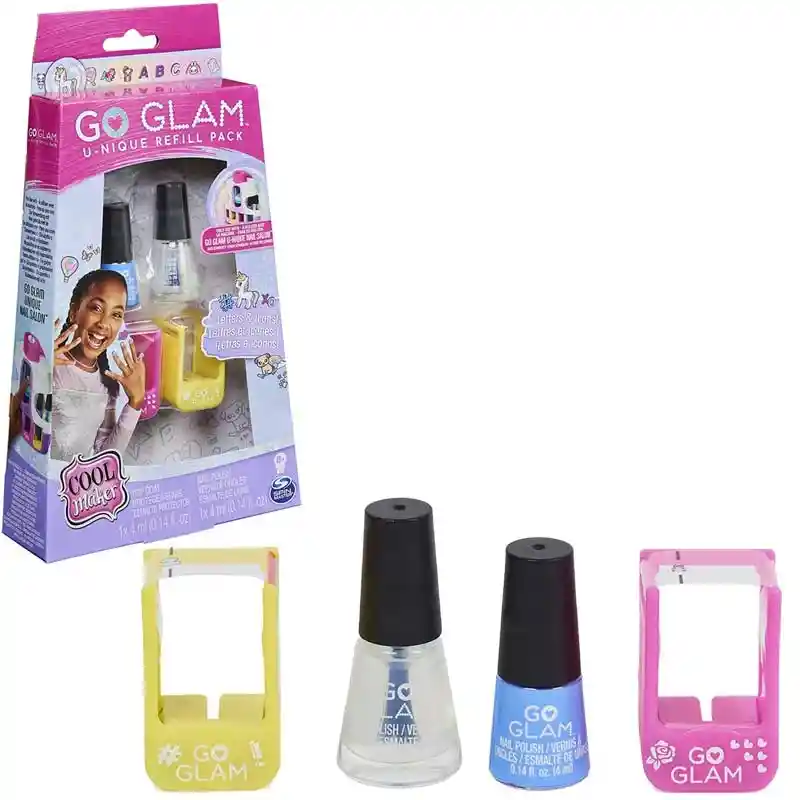 Go Glam Kit Repuesto Estampador De Uñas