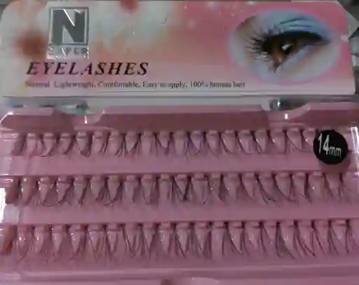 Pestañas Postizas Pelo A Pelo 14mm