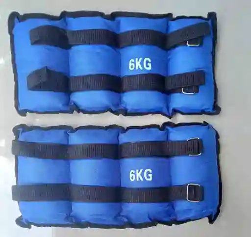 Pesas Tobilleras 6kg Muñecas Brazo Pierna Fortalecimiento