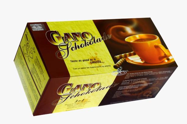 Gano Schokolade Power Chocolate Drink Mix - 20 Sachets With Ganoderma Extract