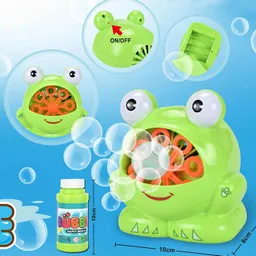 Juguete De Burbujas Sapito Unisex Liquido Incluido