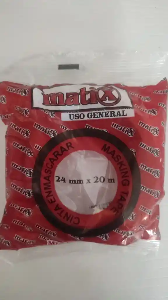 Cinta Enmascarar 1¨ Matix X 20 Metros