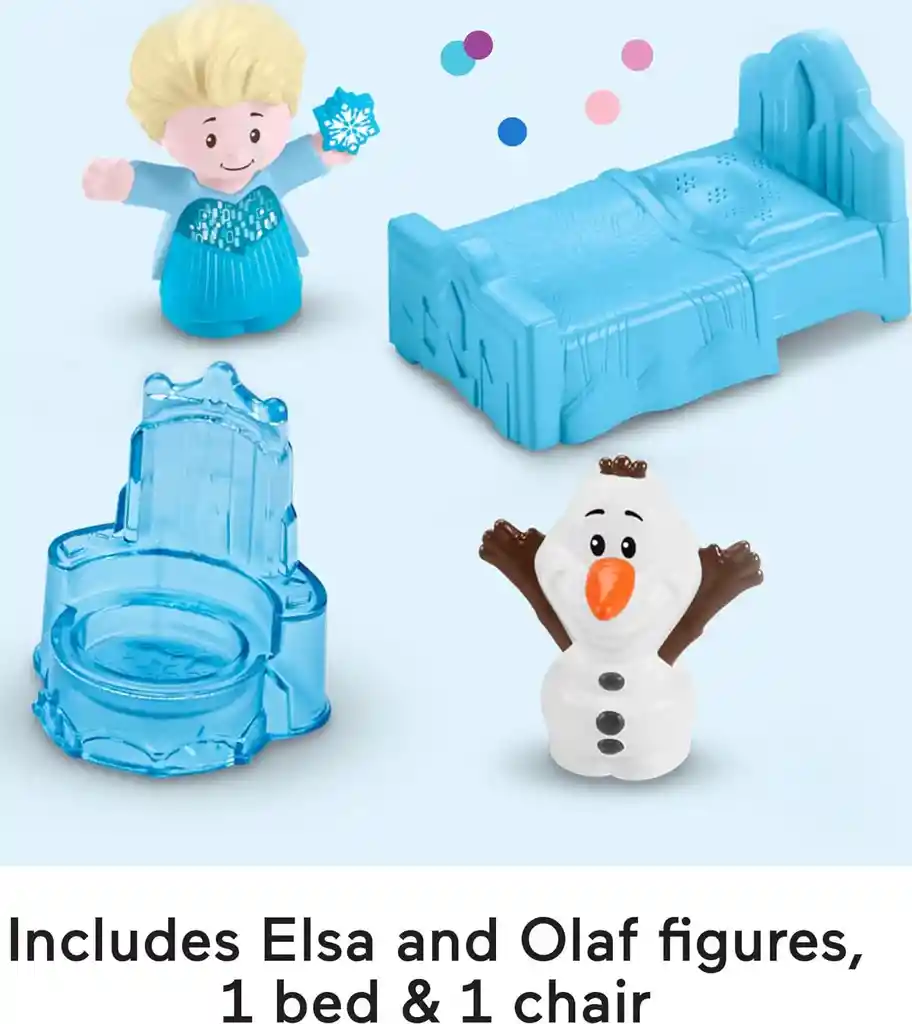 Castillo Frozen Little People Elsa Disney Luces Sonidos