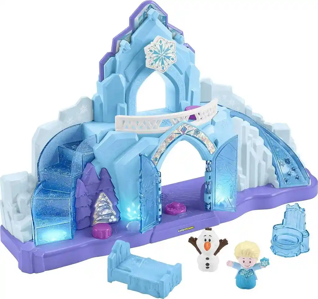 Castillo Frozen Little People Elsa Disney Luces Sonidos