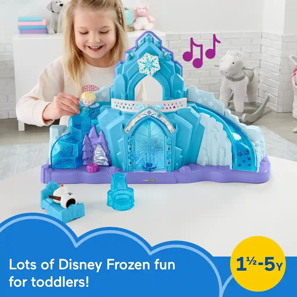 Castillo Frozen Little People Elsa Disney Luces Sonidos