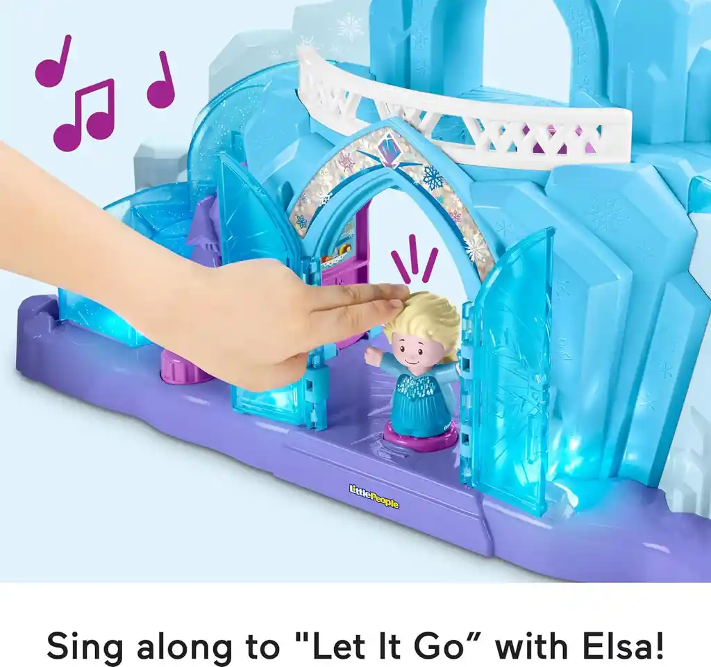 Castillo Frozen Little People Elsa Disney Luces Sonidos