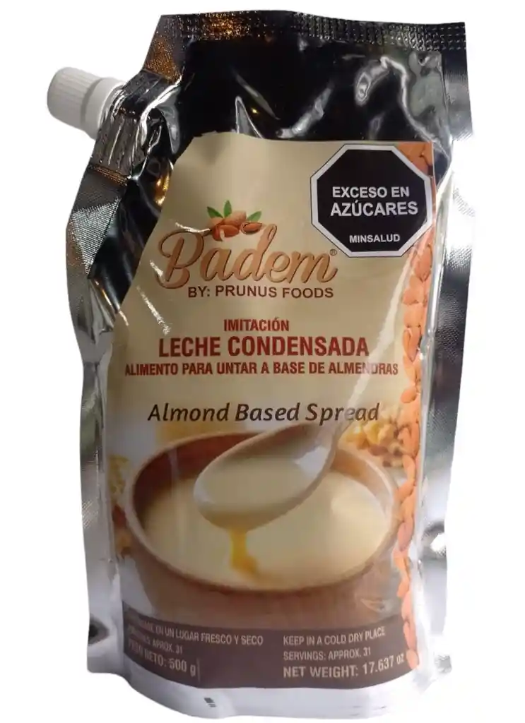 Leche Condensada De Almendras Badem X 500 G