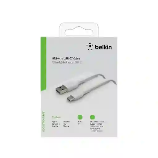 Cable Belkin Usb C / Usb A Blanco