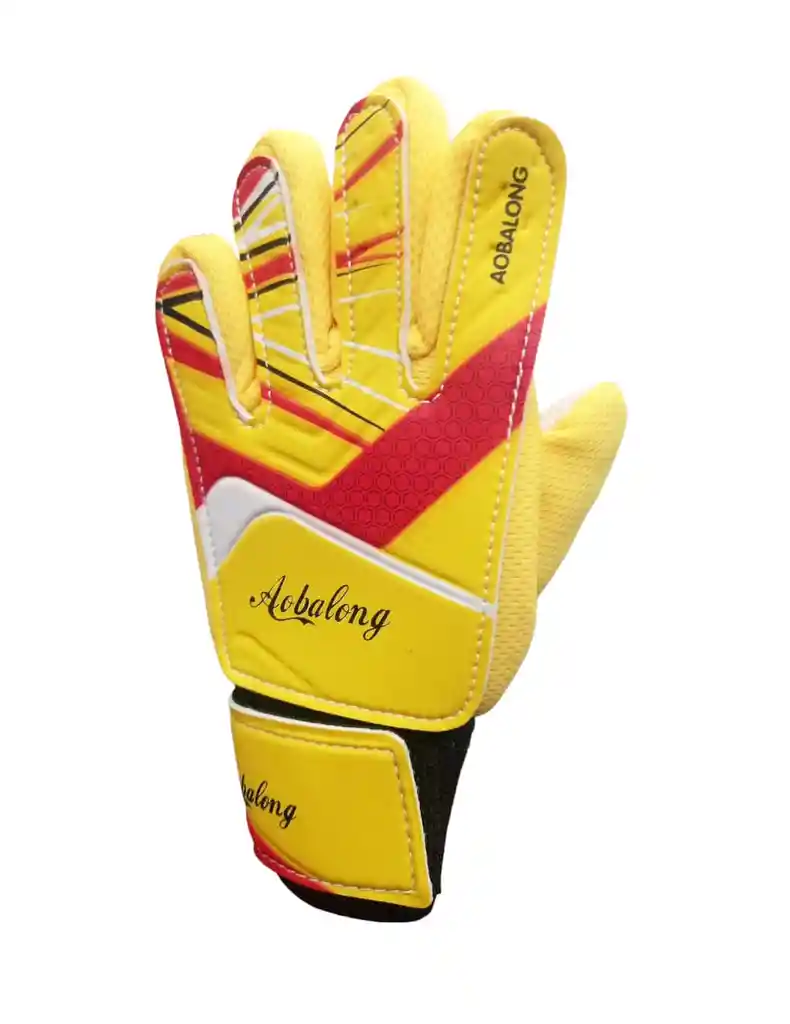 Guantes Portero #5 Para Niña Ó Niño Fútbol Arquero - Amarillo