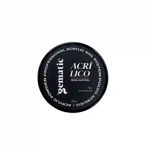 Acrilico De Uñas Gematic Rosa Natural