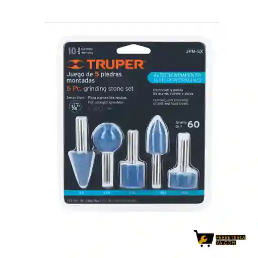 Juego De 5 Piezas Para Pulir Truper - 12444