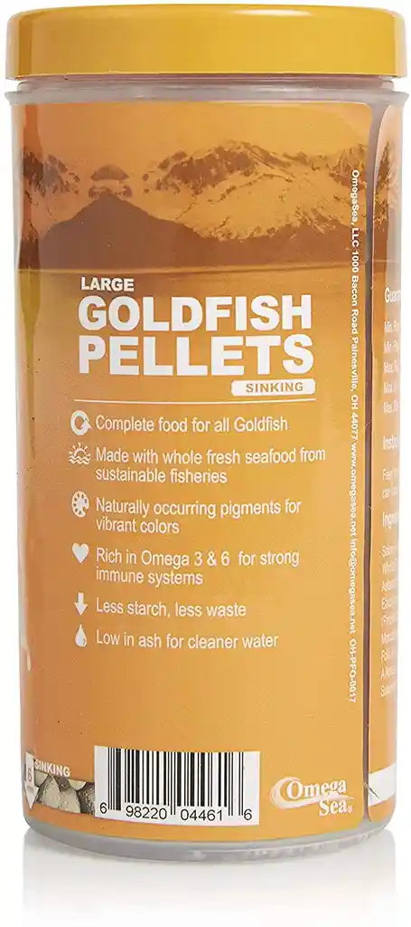 Goldfish Pellets Large Sinking 212g Omega One