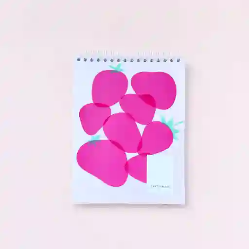 Cuaderno Hojas Blancas Mini Market Pink