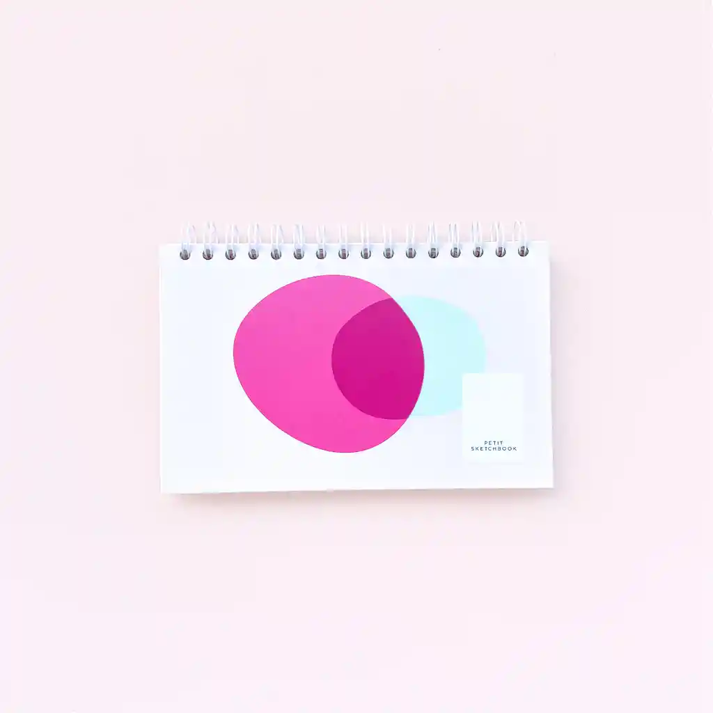 Cuaderno Mini Hojas Blancas Translucent Vibes Pink