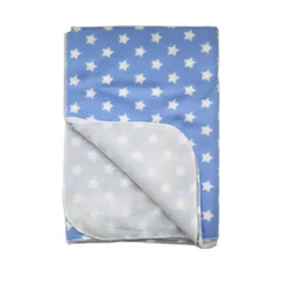 Cobija Baby, Estrellas 75 Cmx 100cm - Azul-f74