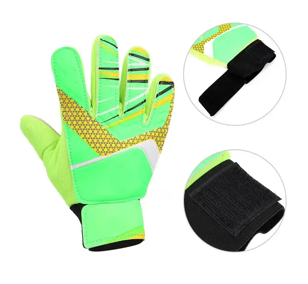 Guantes Portero Para Niño /a Fútbol Talla: 6 Arquero Football - Verde