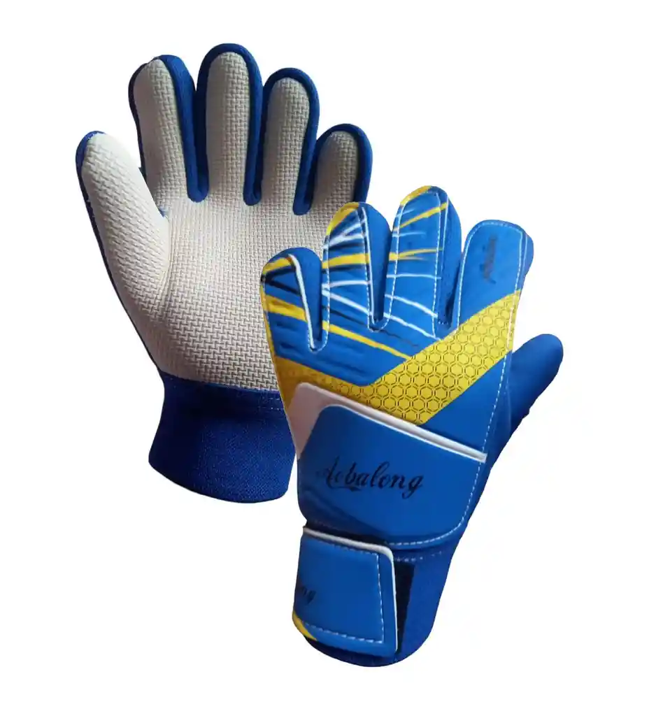 Guantes Portero # 6 Para Niña Ó Niño Fútbol Arquero - Azul