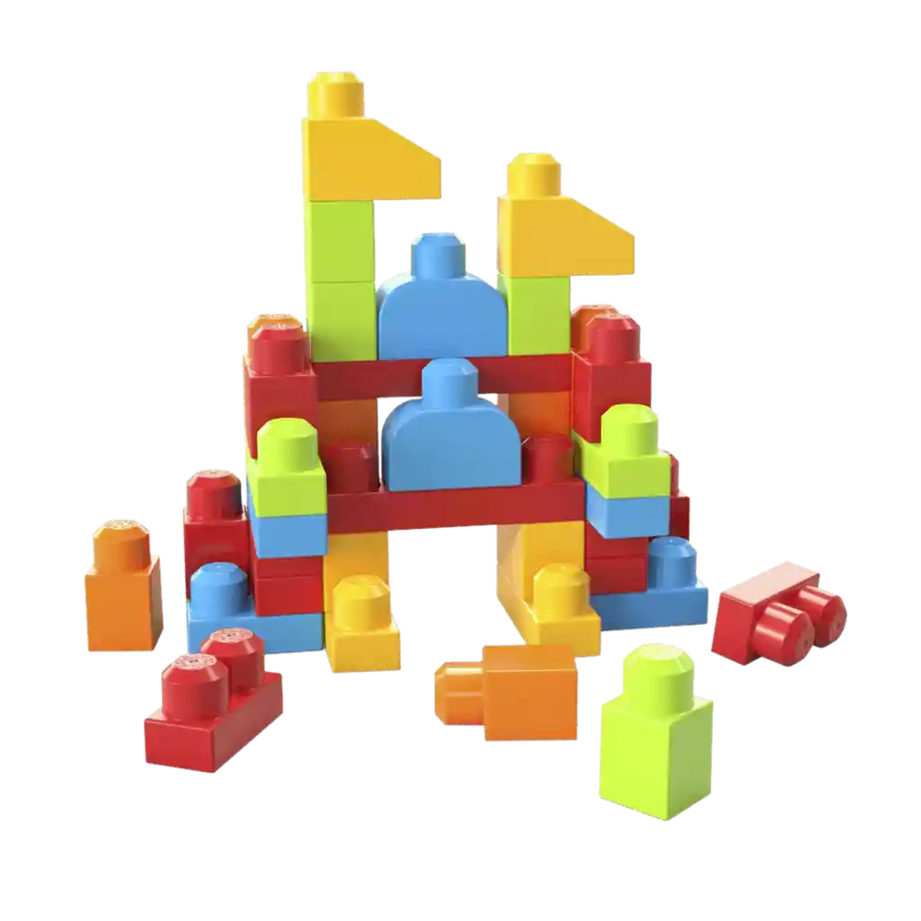 Mega Bloks Vamos A Construir! Mattel 40 Piezas,